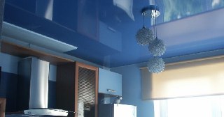 Натяжной потолок на кухню Прохладный, цена от 6363 руб.