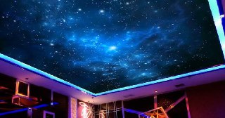 Натяжной потолок звездное небо Прохладный, цена от 5299 руб.