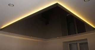 Натяжной потолок с подсветкой Прохладный, цена от 2128 руб.